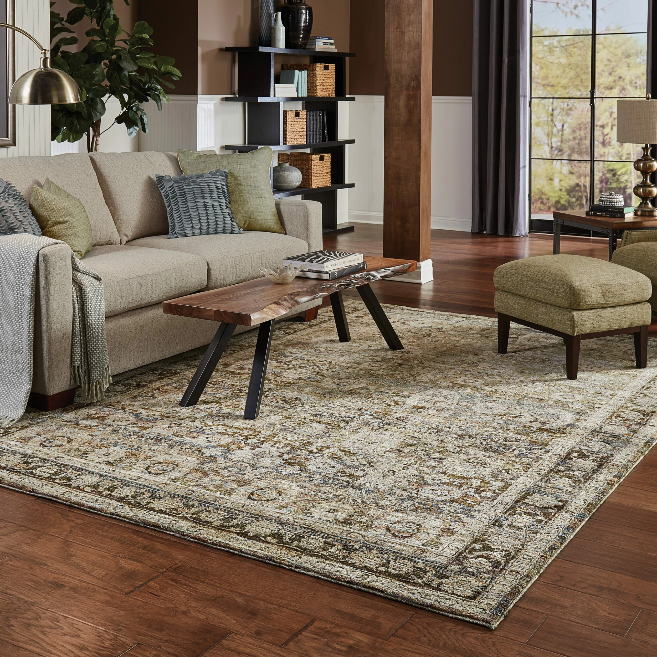 Discount ✔️ Gracewood Hollow Mohawk Faded Classic Border Area Rug ✨ 14 Discount ✔️ Gracewood Hollow Mohawk Faded Classic Border Area Rug ✨ - Image 12