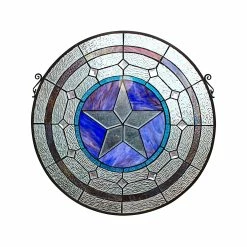 Budget 🎉 Gracewood Hollow Mujila Tiffany-style Round Window Panel Suncatcher 🎁