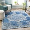 New 🔔 Gracewood Hollow Muradbegovic Persian Medallion Area Rug Navy/grey ⌛