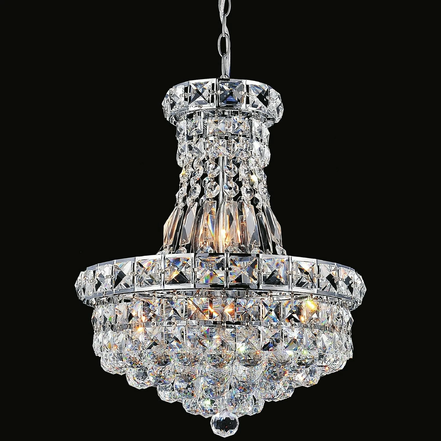 Coupon 😍 Gracewood Hollow Njami 4-light Mini Pendant With Chrome Finish 😉 - Image 2