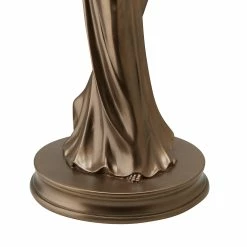 Buy 🌟 Gracewood Hollow Sansal Bronze/Resin 23.75-inch Grecian Goddess Beaded Table Lamp - 22"L X 7.625"W X 23.75"H ❤️ -Gracewood Hollow shop Gracewood Hollow Sansal Bronze Resin 23.75 inch Grecian Goddess Beaded Table Lamp 3