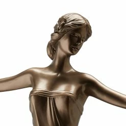 Buy 🌟 Gracewood Hollow Sansal Bronze/Resin 23.75-inch Grecian Goddess Beaded Table Lamp - 22"L X 7.625"W X 23.75"H ❤️ -Gracewood Hollow shop Gracewood Hollow Sansal Bronze Resin 23.75 inch Grecian Goddess Beaded Table Lamp 4