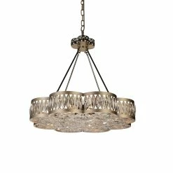 Deals ✨ Gracewood Hollow Sengat 8-light Champagne Chandelier With Crystal Accents 😀