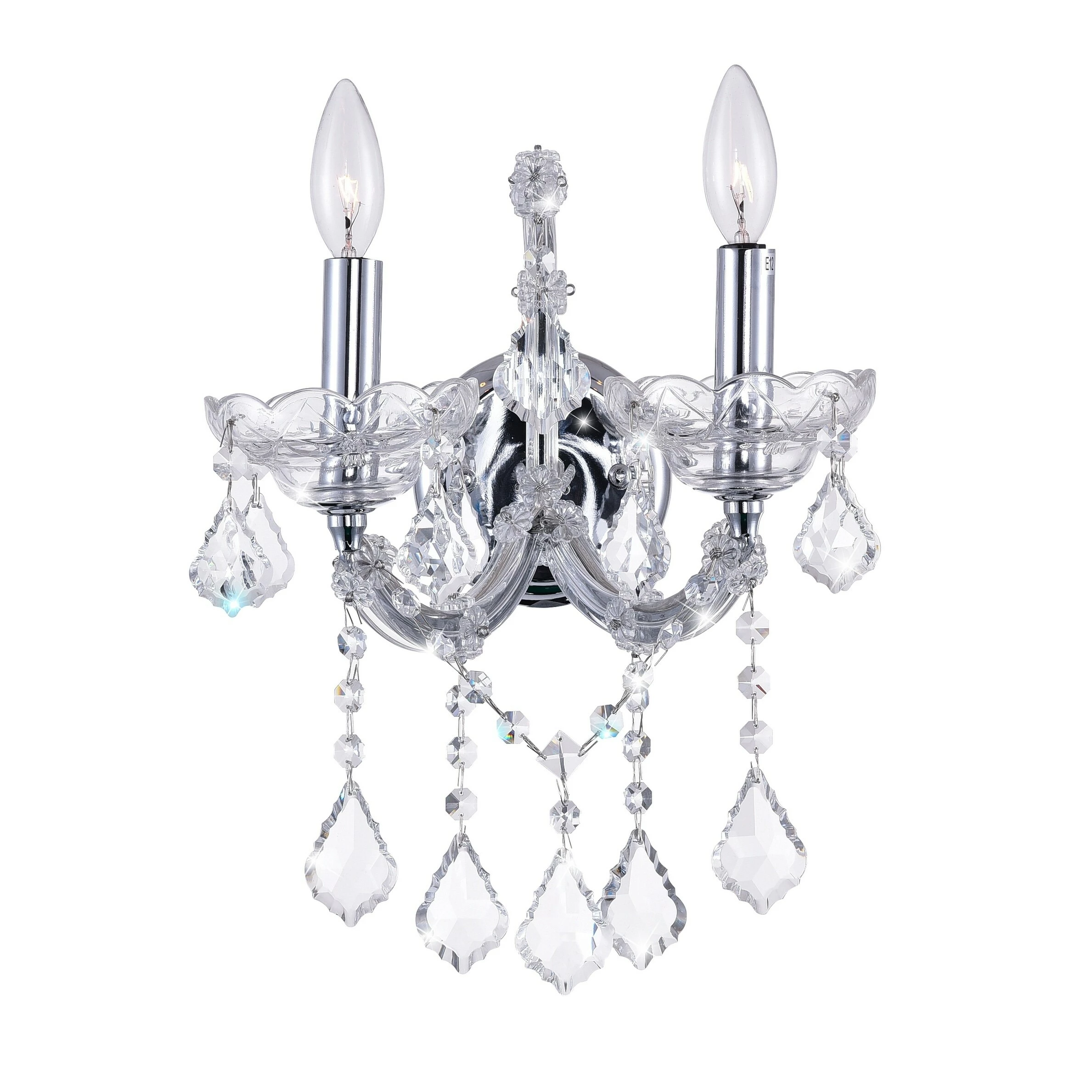 New โค๏ธ Gracewood Hollow Takang 2-light Wall Sconce With Chrome Finish ๐ฅ 3 New โค๏ธ Gracewood Hollow Takang 2-light Wall Sconce With Chrome Finish ๐ฅ