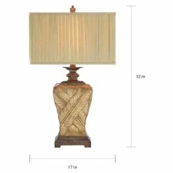 Best reviews of ✔️ Gracewood Hollow Wattar 32-in. 3-way Wrapped Leaf Table Lamp 👍 -Gracewood Hollow shop Gracewood Hollow Wattar 32 in. 3 way Wrapped Leaf Table Lamp