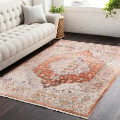 Cheapest 👍 Gracewood Hollow Wideman Vintage Persian Traditional Red And Beige Area Rug - 2' X 3' ✨