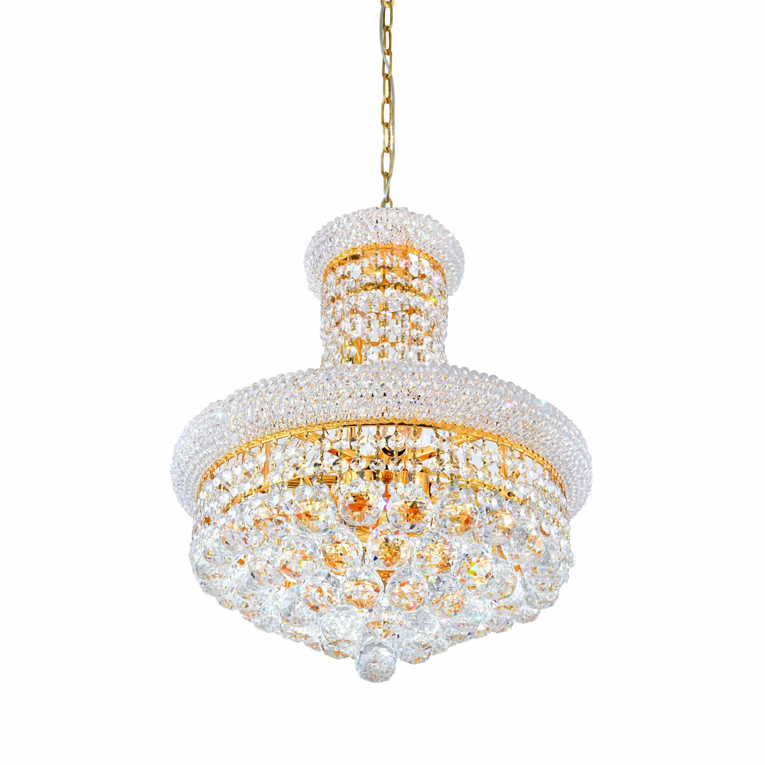 New ✔️ Gracewood Hollow Yavoucko 8-light Goldtone Crystal Chandelier 🛒 - Image 3