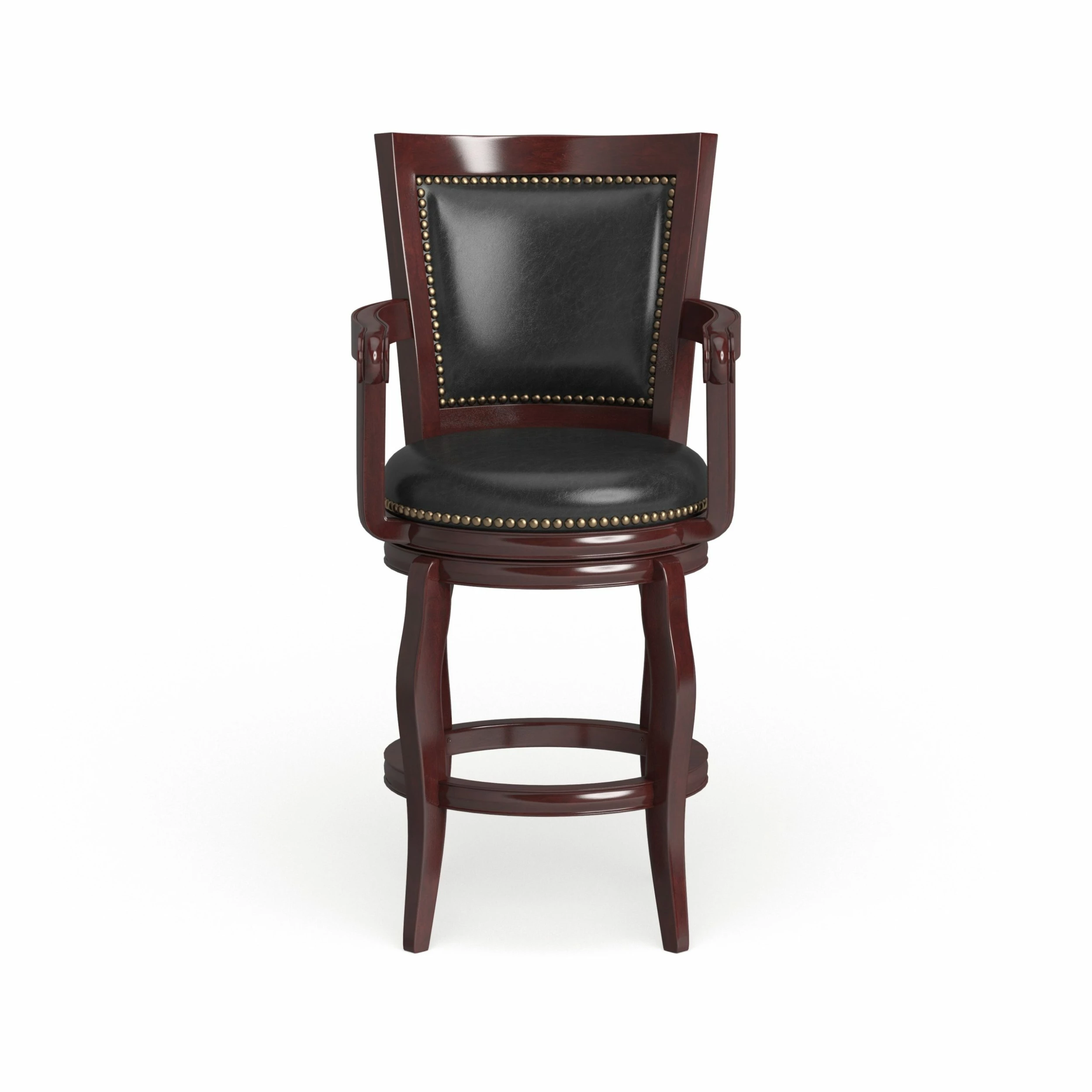 Cheap ๐ Gracewood Hollow Zane 29-inch Memory Swivel Bar Stool Brown/cherry โค๏ธ - Image 2