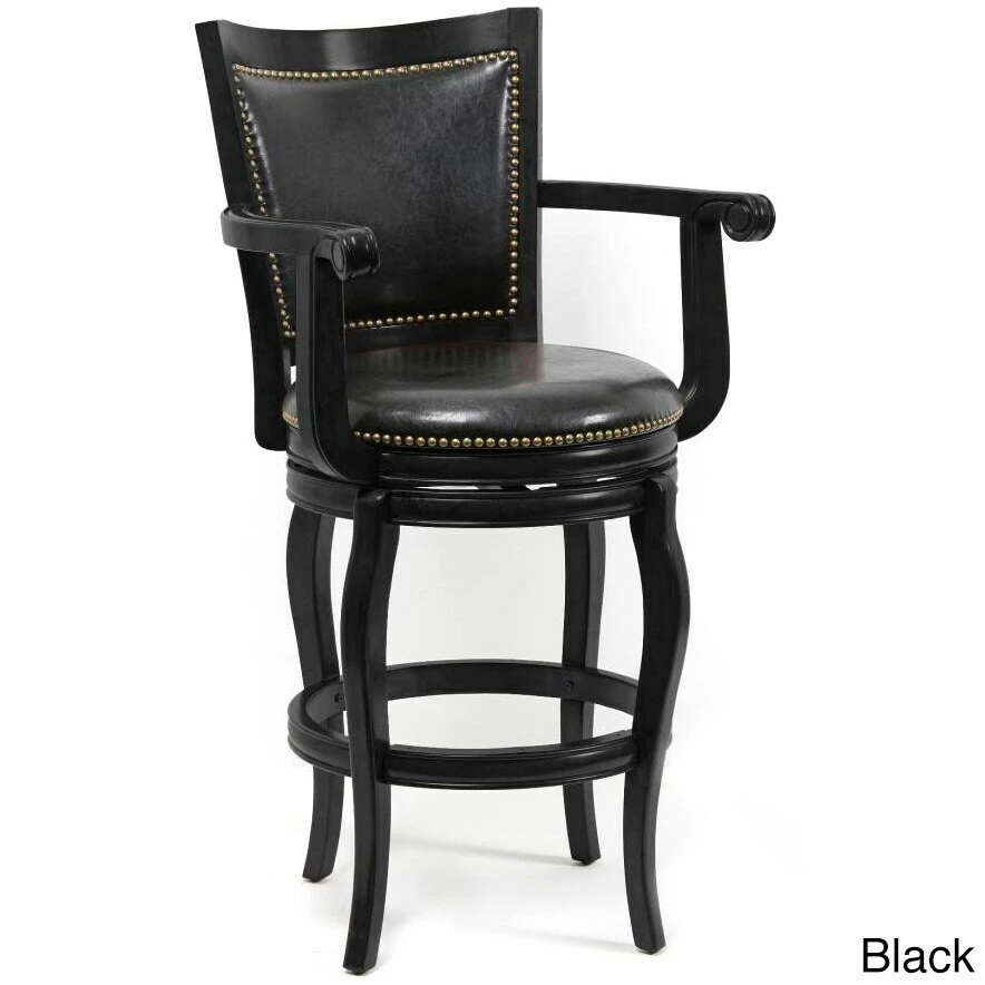 Cheap ๐ Gracewood Hollow Zane 29-inch Memory Swivel Bar Stool Brown/cherry โค๏ธ - Image 5