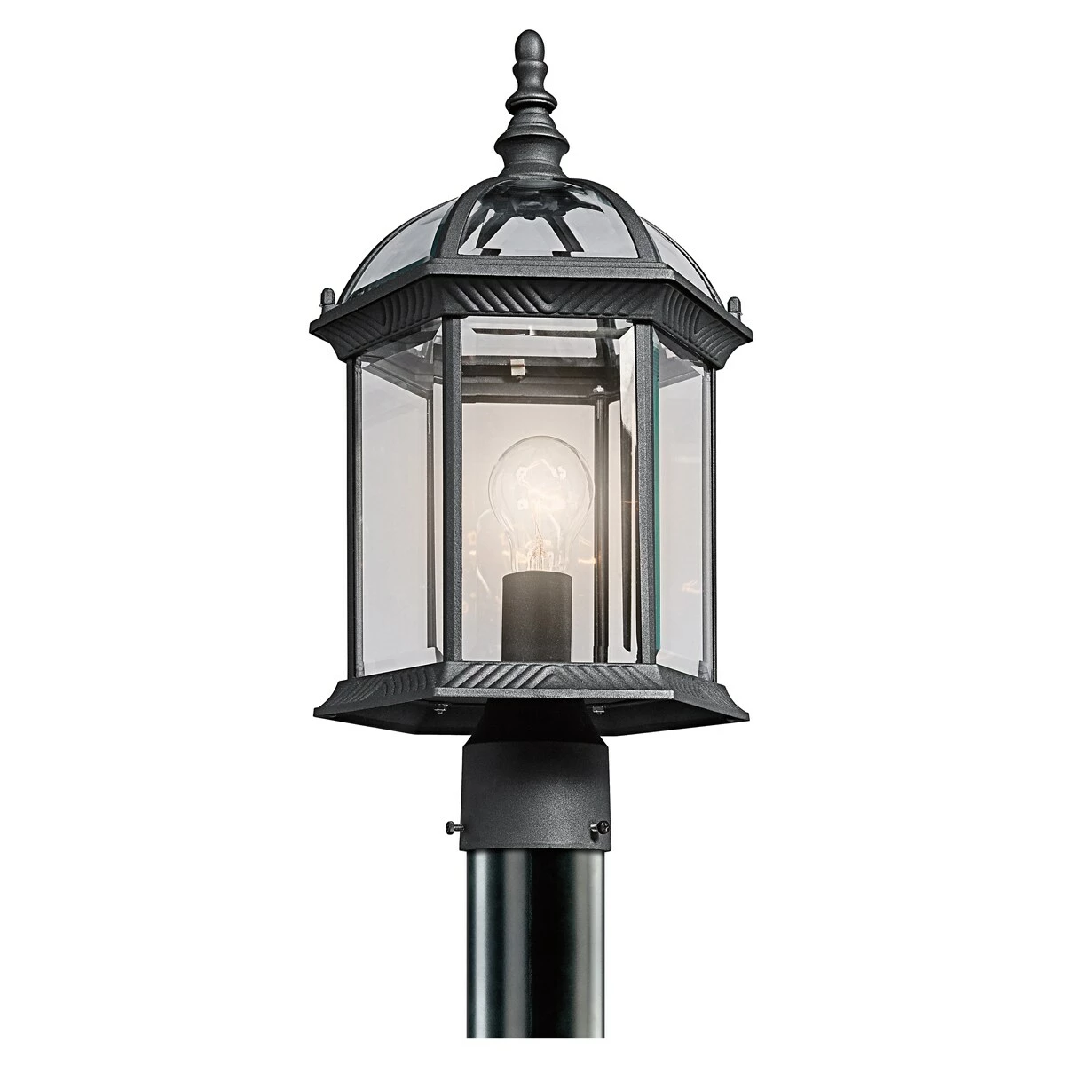 Best Pirce 🤩 Gracewood Hollow Lleshanaku 1-light Black Outdoor Post Lantern 😀