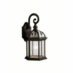 Wholesale 🎁 Gracewood Hollow Lleshanaku 1-light Black Outdoor Wall Lantern ✨