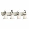 Discount ❤️ Gracewood Hollow Feraoun Collection 4-light Brushed Nickel Bath/Vanity Light 👍