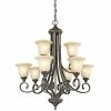 Best reviews of 🛒 Gracewood Hollow Feraoun Collection 9-light 2-tier Olde Bronze Chandelier 🤩