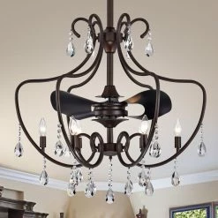 Coupon 🔔 Gracewood Hollow Kahane 31-inch Antique Bronze 3-blade Lighted Ceiling Fan 🔔