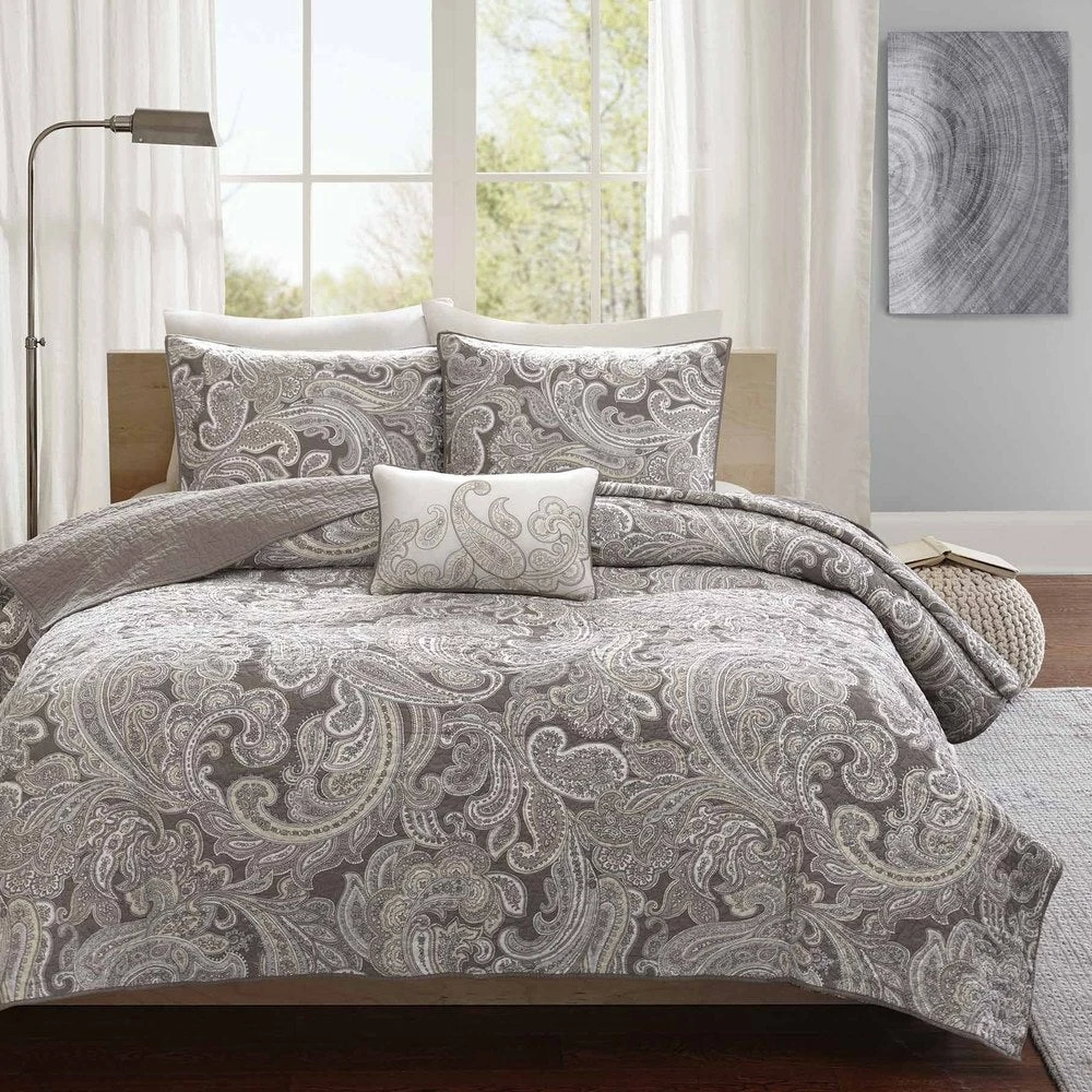 Cheapest 😍 Gracewood Hollow Rio 4-piece Cotton Coverlet Set Blue 🥰 3 Cheapest 😍 Gracewood Hollow Rio 4-piece Cotton Coverlet Set Blue 🥰