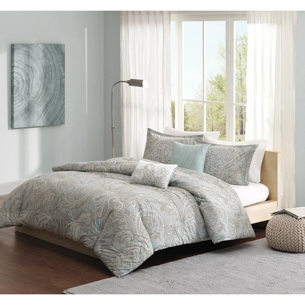 Best deal ๐ Gracewood Hollow Rio 5-piece Cotton Duvet Cover Set Blue ๐ 10 Best deal ๐ Gracewood Hollow Rio 5-piece Cotton Duvet Cover Set Blue ๐ - Image 8
