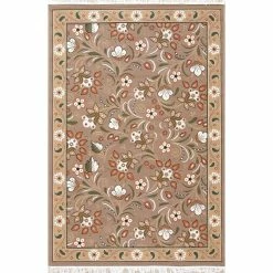 Deals 😍 Gracewood Hollow Vidart Jute Blend Floral Turkish Area Rug - 7'5" X 4'11" 🤩