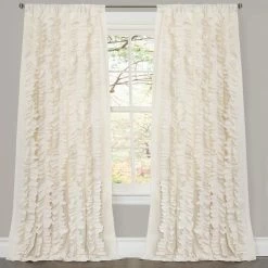 Best deal 😍 Gracewood Hollow Quist Ruffled Single Curtain Panel - 54 X 84 - 54 X 84 Ivory 🥰 19 Best deal 😍 Gracewood Hollow Quist Ruffled Single Curtain Panel - 54 X 84 - 54 X 84 Ivory 🥰 -Gracewood Hollow shop Oliver James Saville Ruffled Curtain Panel Pair 1f4c8bf1 f467 483a 8863 af83788fea50