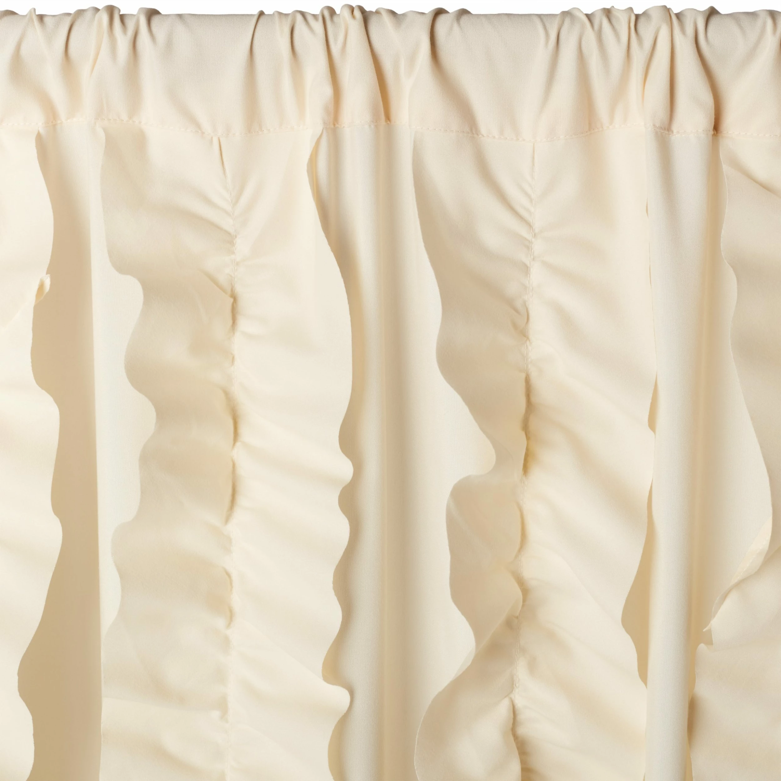 Best deal 😍 Gracewood Hollow Quist Ruffled Single Curtain Panel - 54 X 84 - 54 X 84 Ivory 🥰 9 Best deal 😍 Gracewood Hollow Quist Ruffled Single Curtain Panel - 54 X 84 - 54 X 84 Ivory 🥰 - Image 7
