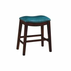 Deals 🎁 Gracewood Hollow Parpetsi 24-inch Backless Counter-height Bar Stool Blue ❤️