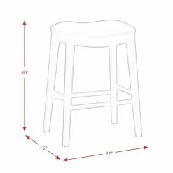 Hot Sale 😉 Gracewood Hollow Parpetsi 30-inch Rubberwood Backless Bar Stool With Upholstered Seat Blue 🎁 27 Hot Sale 😉 Gracewood Hollow Parpetsi 30-inch Rubberwood Backless Bar Stool With Upholstered Seat Blue 🎁 -Gracewood Hollow shop Picket House Furnishings Bowen 30 Backless Bar Stool in Blue N A 818a4dc9 0a67 4d8b ba75 147b4fb30dac