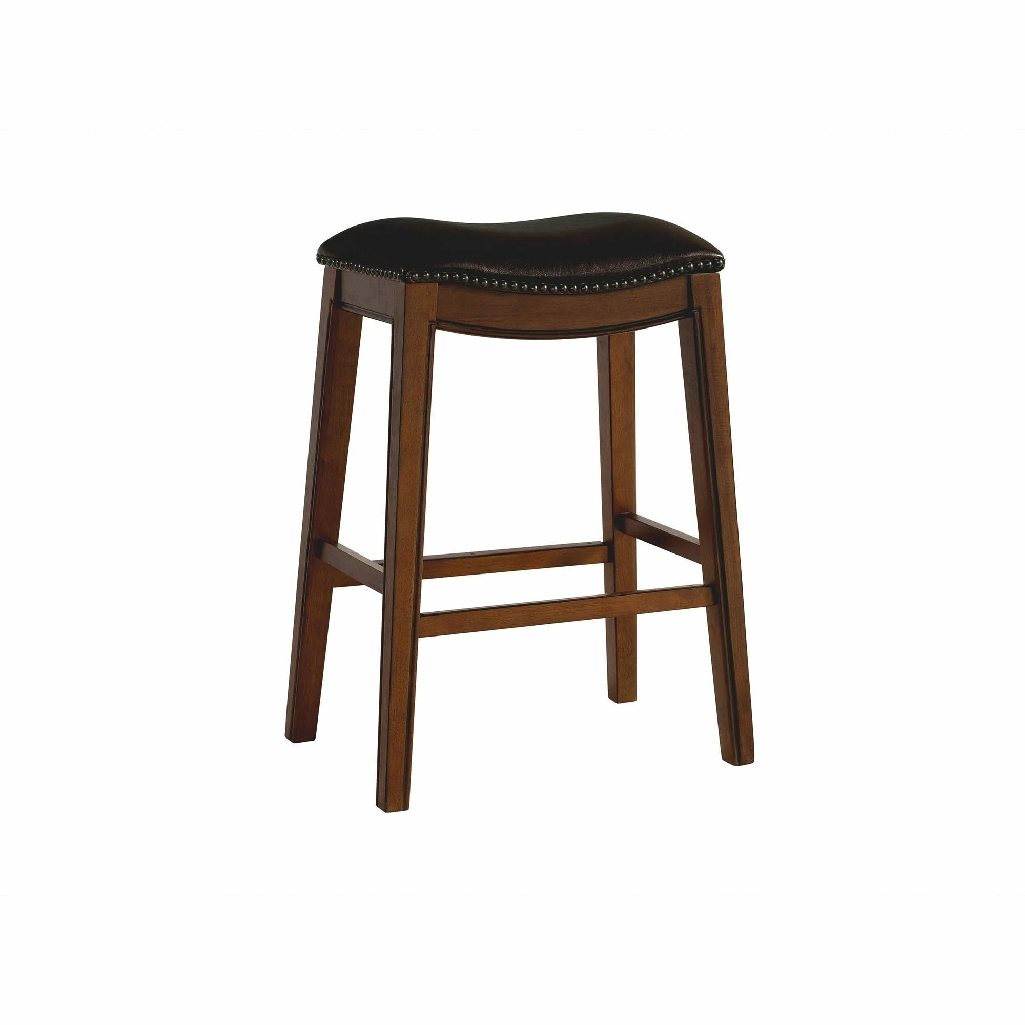 Hot Sale 😉 Gracewood Hollow Parpetsi 30-inch Rubberwood Backless Bar Stool With Upholstered Seat Blue 🎁 14 Hot Sale 😉 Gracewood Hollow Parpetsi 30-inch Rubberwood Backless Bar Stool With Upholstered Seat Blue 🎁 - Image 12