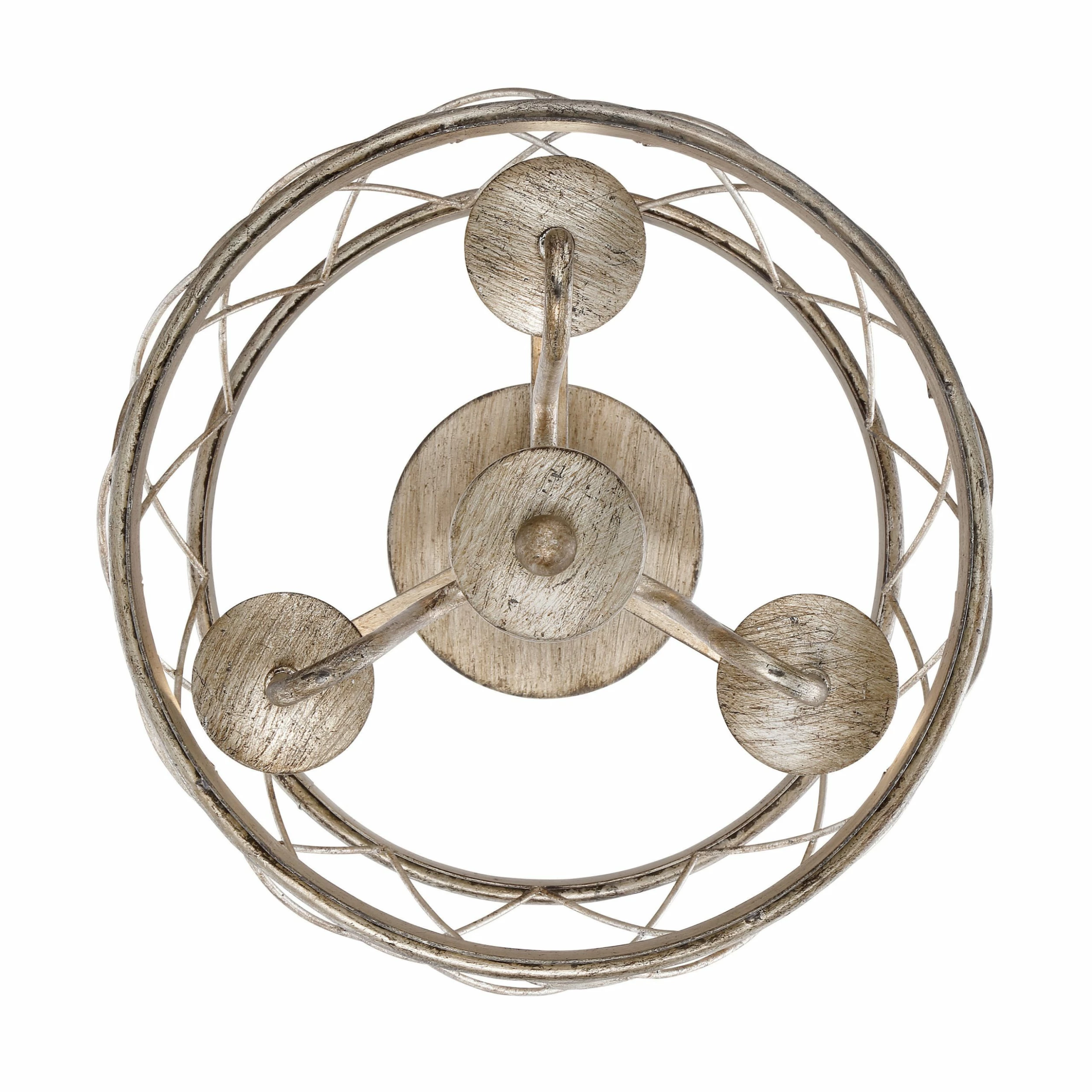 Best deal 🛒 Gracewood Hollow Muzaka Century Silver Leaf Steel 3-light Semi-flush Light - Century Silver Leaf 👍 7 Best deal 🛒 Gracewood Hollow Muzaka Century Silver Leaf Steel 3-light Semi-flush Light - Century Silver Leaf 👍 - Image 5