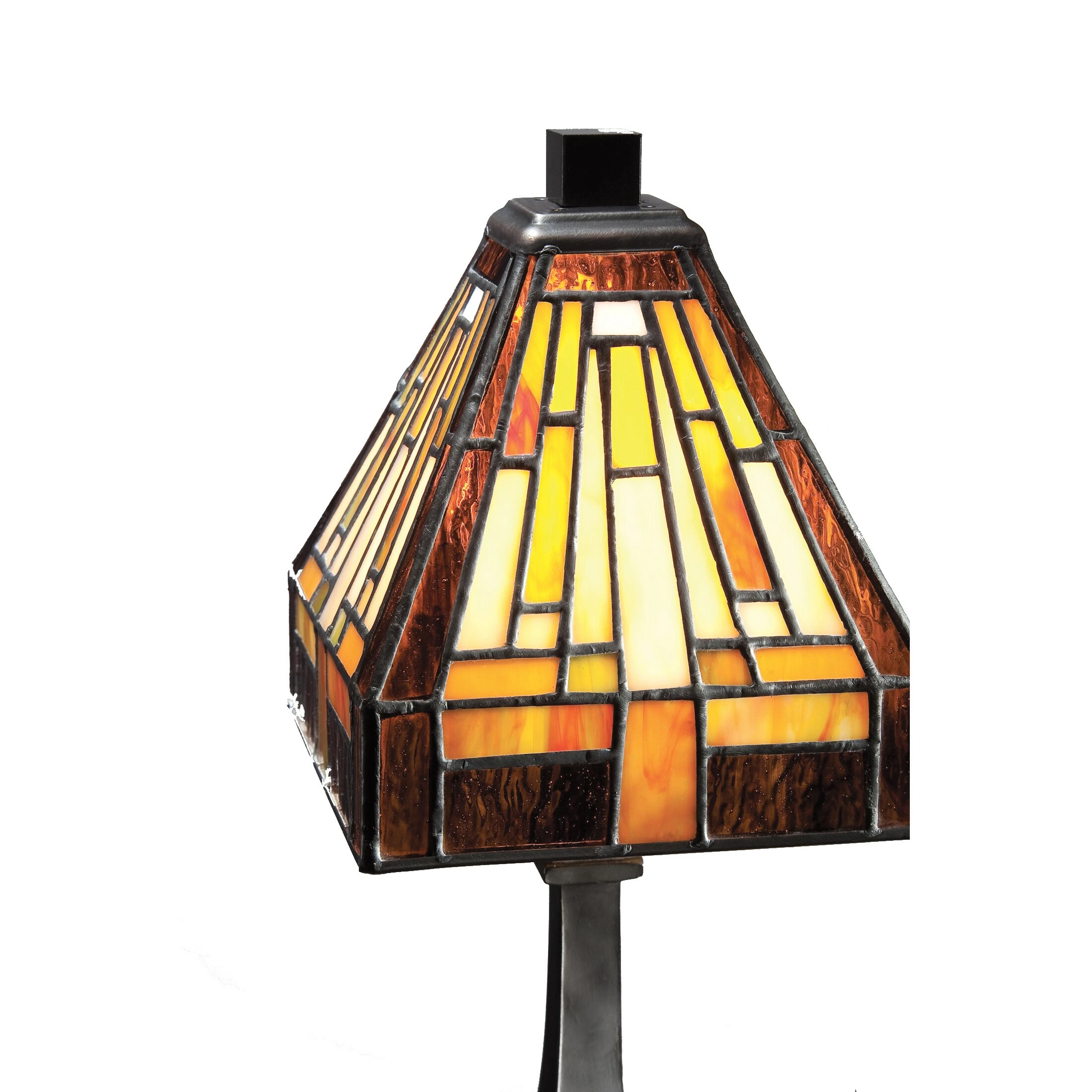 New ๐ Gracewood Hollow Qosja Tiffany-style Glass Vintage Bronze Finish Desk Lamp ๐ 5 New ๐ Gracewood Hollow Qosja Tiffany-style Glass Vintage Bronze Finish Desk Lamp ๐ - Image 3