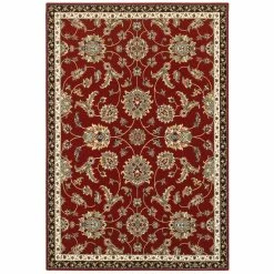 Best Pirce 😉 Gracewood Hollow Claude Floral Traditional Area Rug Red/multi ⌛