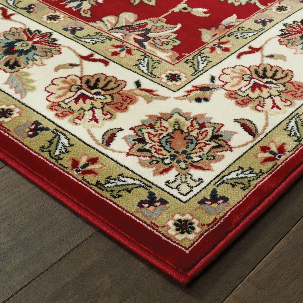 Hot Sale โ๏ธ Gracewood Hollow Claude Area Rug Red/cream ๐ 5 Hot Sale โ๏ธ Gracewood Hollow Claude Area Rug Red/cream ๐ - Image 3