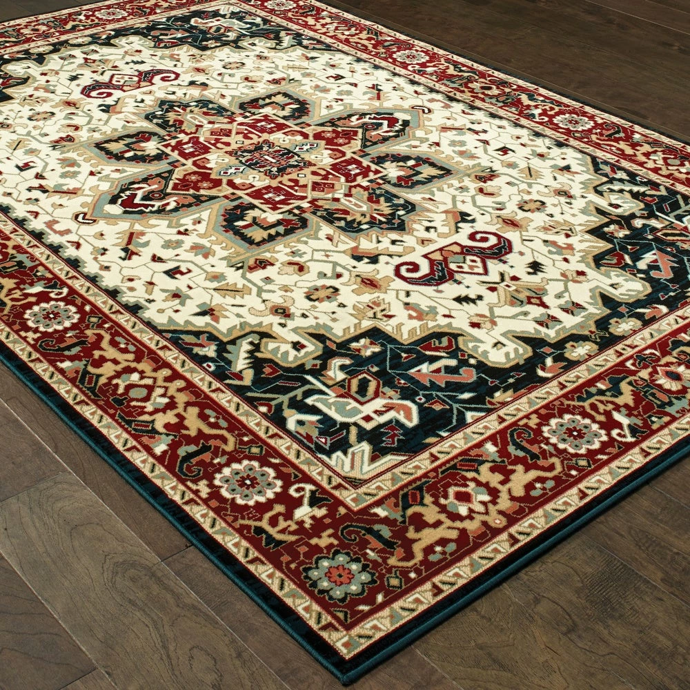 Hot Sale 🎁 Gracewood Hollow Adair Medallion Area Rug Red/cream ❤️ 5 Hot Sale 🎁 Gracewood Hollow Adair Medallion Area Rug Red/cream ❤️ - Image 3