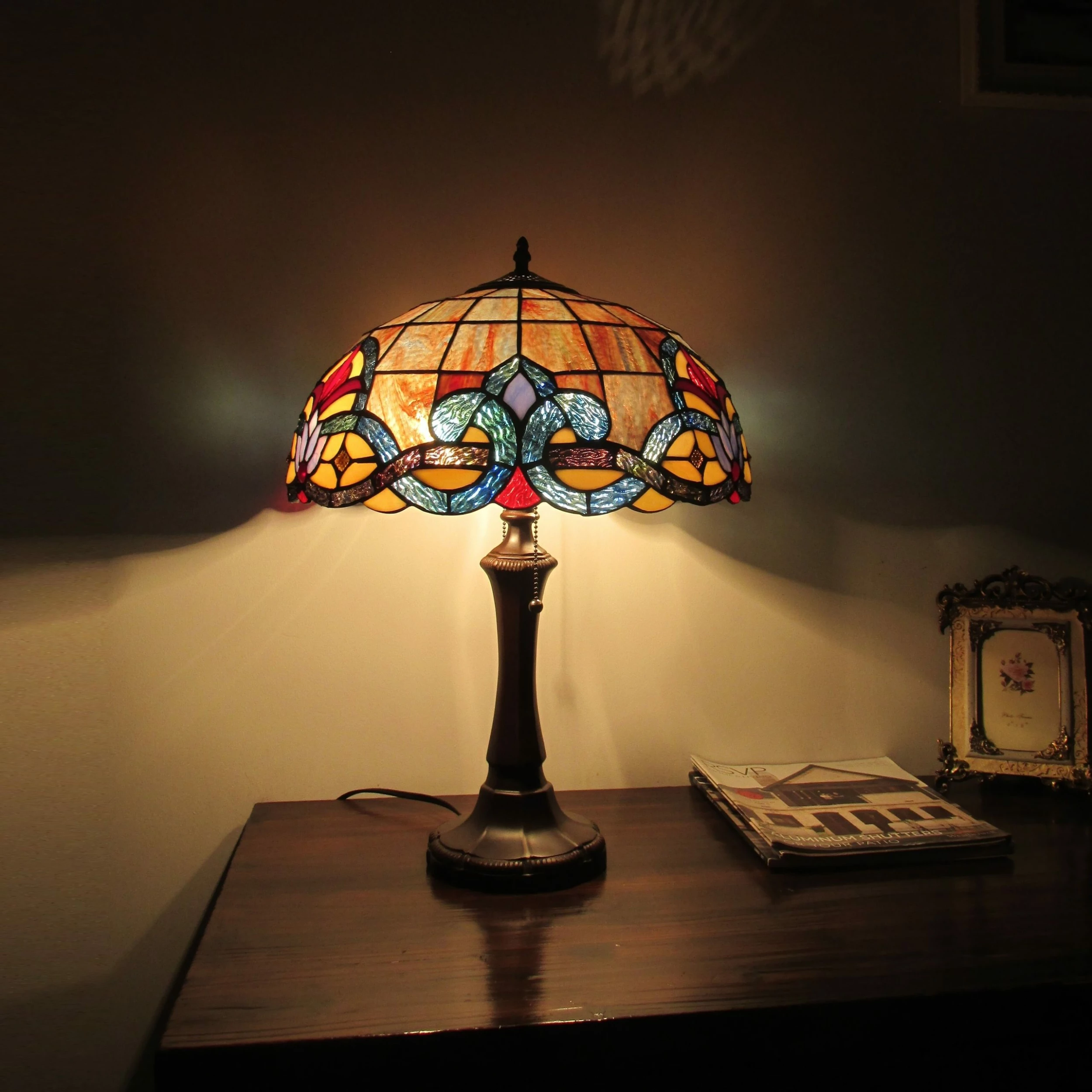 Cheap ๐ Gracewood Hollow Bosekilolo 2-light Antique Dark Bronze Table Lamp With Stained Glass Dome Shade ๐ฅฐ 7 Cheap ๐ Gracewood Hollow Bosekilolo 2-light Antique Dark Bronze Table Lamp With Stained Glass Dome Shade ๐ฅฐ - Image 5