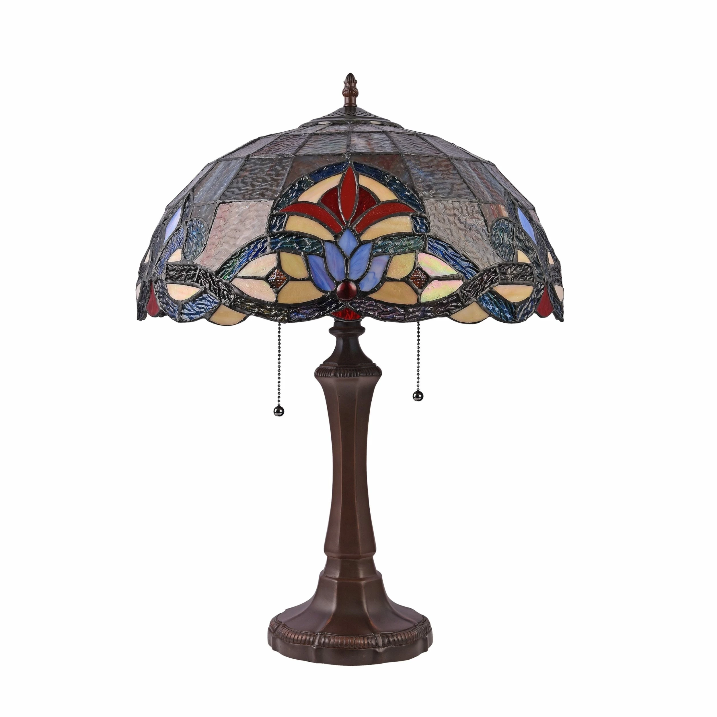 Cheap ๐ Gracewood Hollow Bosekilolo 2-light Antique Dark Bronze Table Lamp With Stained Glass Dome Shade ๐ฅฐ 4 Cheap ๐ Gracewood Hollow Bosekilolo 2-light Antique Dark Bronze Table Lamp With Stained Glass Dome Shade ๐ฅฐ - Image 2