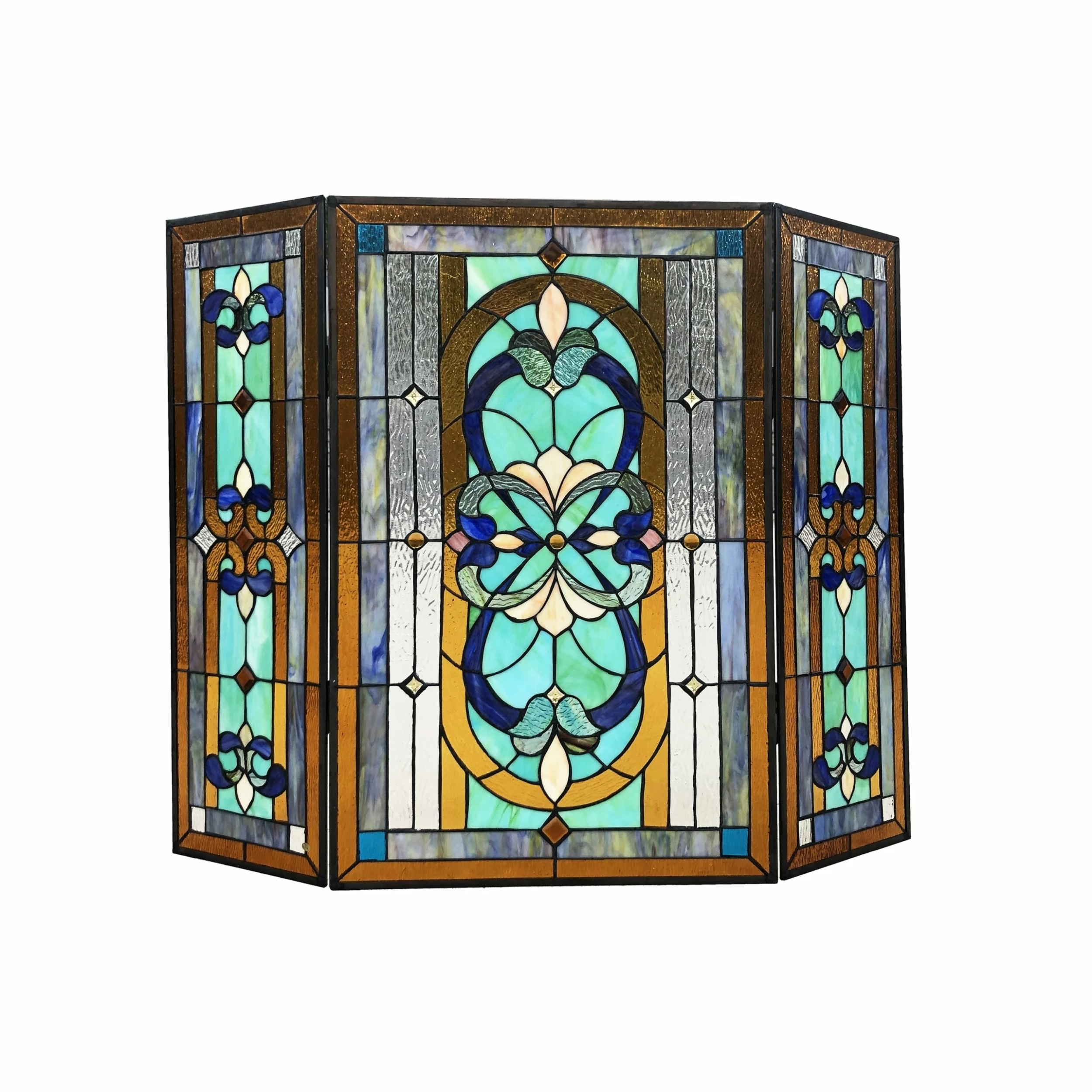Cheapest 😍 Gracewood Hollow Casper Multicolored 3-panel Fireplace Screen 👏 5 Cheapest 😍 Gracewood Hollow Casper Multicolored 3-panel Fireplace Screen 👏 - Image 3