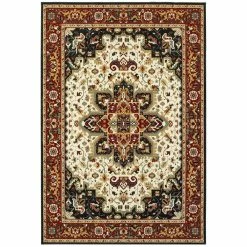 Hot Sale 🎁 Gracewood Hollow Adair Medallion Area Rug Red/cream ❤️ 23 Hot Sale 🎁 Gracewood Hollow Adair Medallion Area Rug Red/cream ❤️ -Gracewood Hollow shop Timeless Medallion Red Ivory Area Rug 53 x 76 89180233 2319 433b 8971 bcc6af1e989f 1000