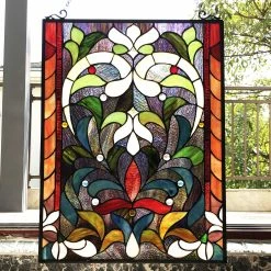 Cheap 🎁 Gracewood Hollow Divakaruni Rectangular Glass Window Panel/Suncatcher ❤️