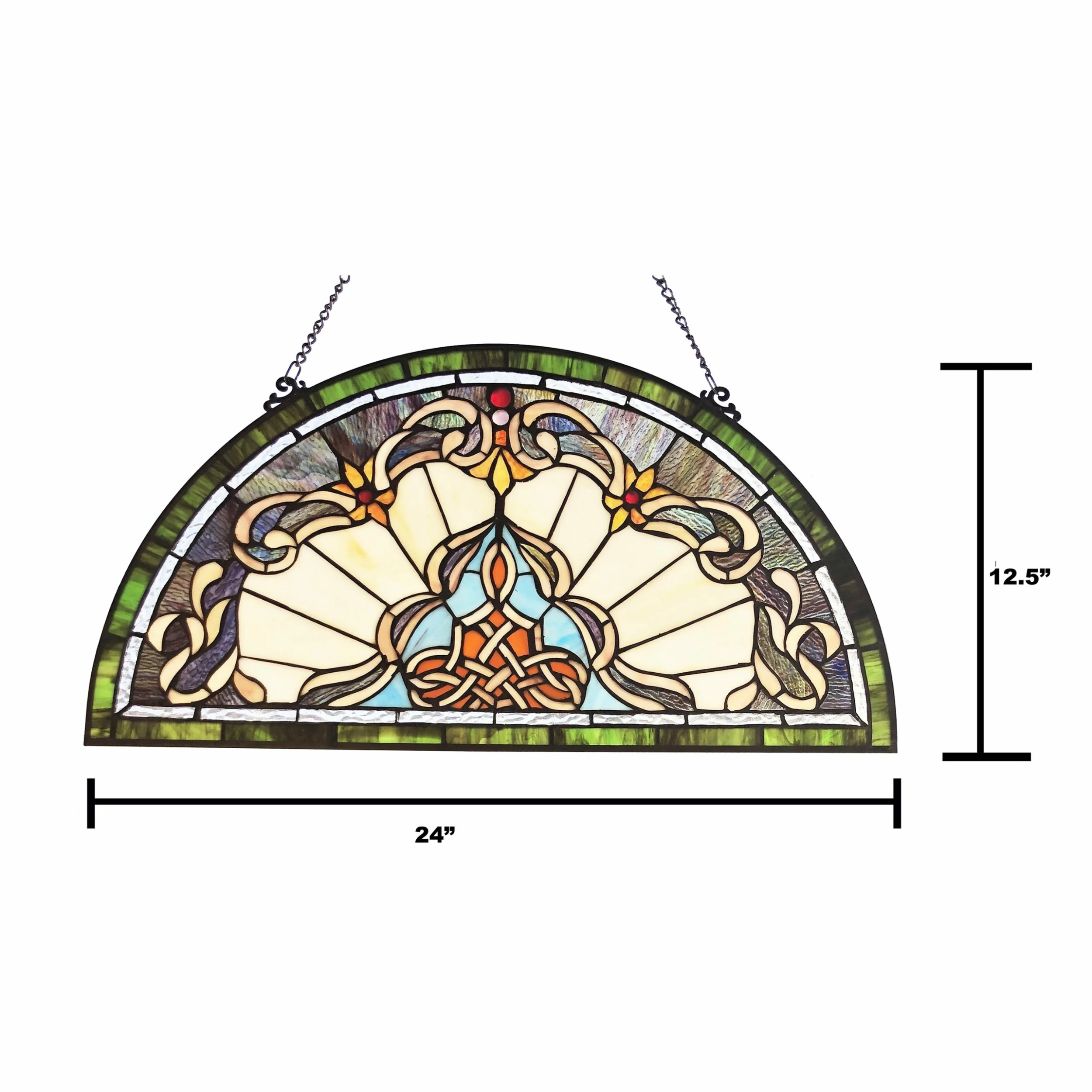Deals ๐ Gracewood Hollow Delapaz Half-circle Glass Window Panel/Suncatcher ๐ฏ 6 Deals ๐ Gracewood Hollow Delapaz Half-circle Glass Window Panel/Suncatcher ๐ฏ - Image 4