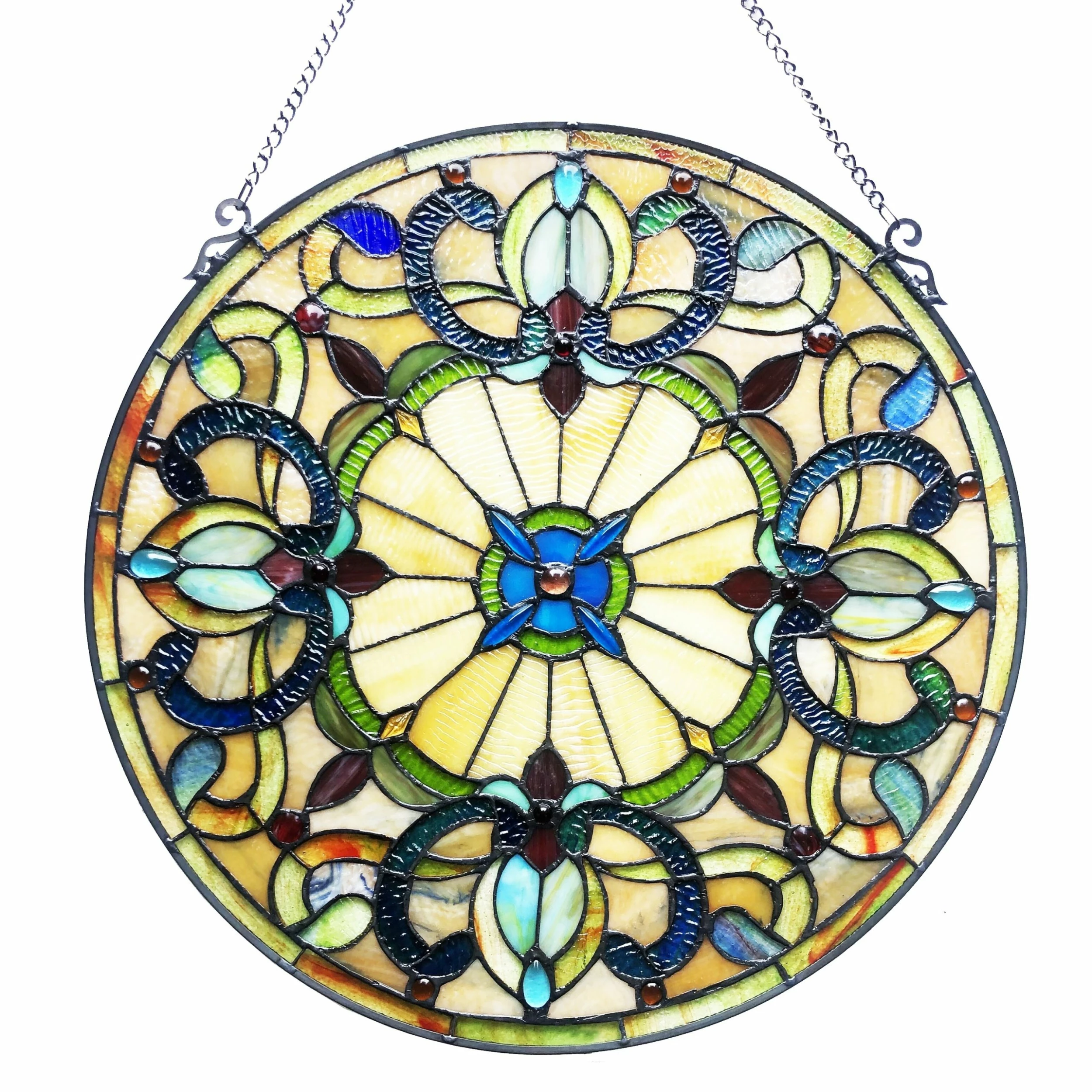 Budget โจ Gracewood Hollow Dilloway Circular Glass Window Panel/Suncatcher ๐ 5 Budget โจ Gracewood Hollow Dilloway Circular Glass Window Panel/Suncatcher ๐ - Image 3