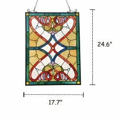 Wholesale ๐ Gracewood Hollow Yengo Victorian Stained Glass Window Panel Suncatcher ๐ 9 Wholesale ๐ Gracewood Hollow Yengo Victorian Stained Glass Window Panel Suncatcher ๐ -Gracewood Hollow shop Victorian Design Window Panel Suncatcher. 06d92bf9 1531 4fa8 93ff e9c311322369