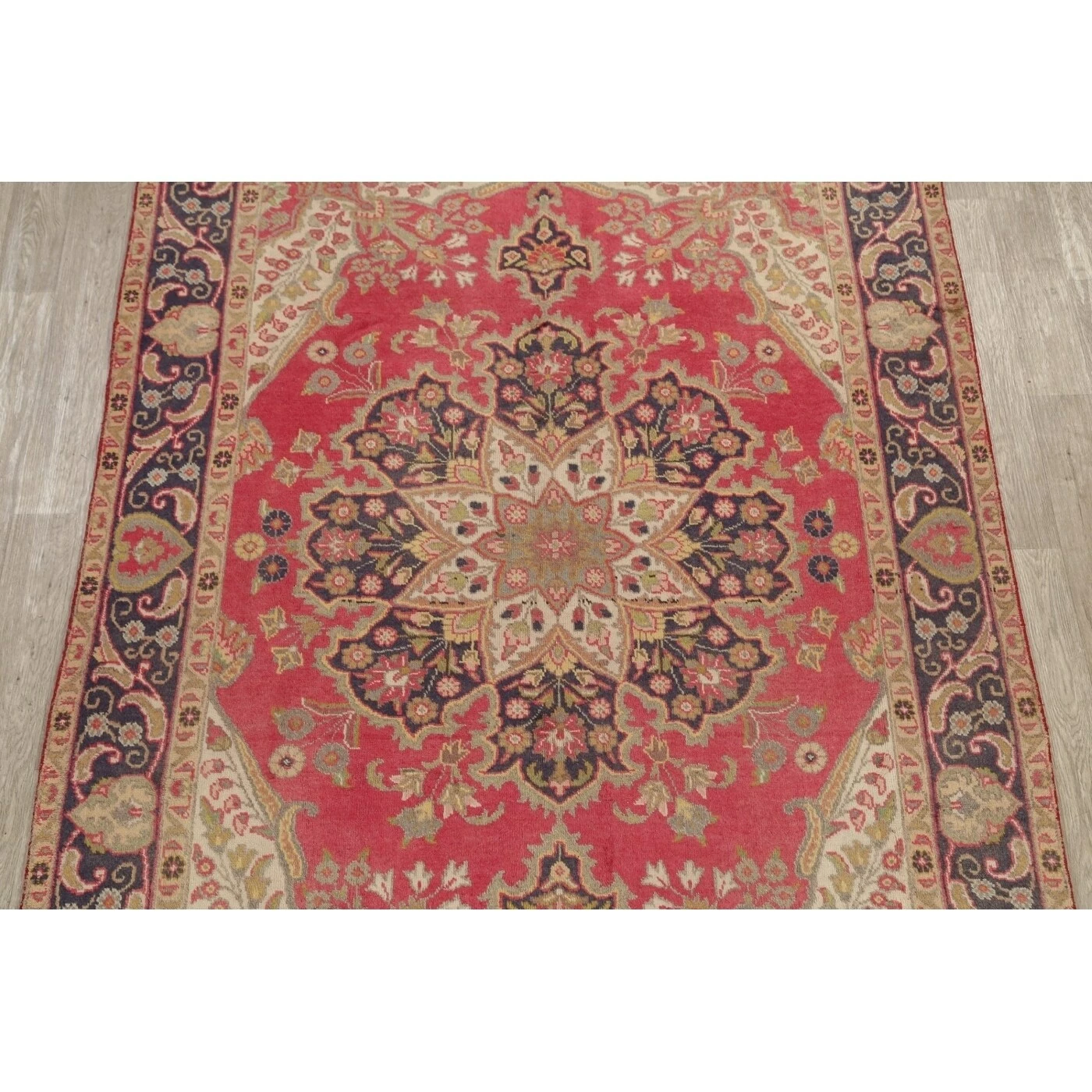 Discount ⌛ Gracewood Hollow Mwashinga Handmade Distressed Medallion Persian Area Rug - 10'3" X 6'8" ⌛ 5 Discount ⌛ Gracewood Hollow Mwashinga Handmade Distressed Medallion Persian Area Rug - 10'3" X 6'8" ⌛ - Image 3