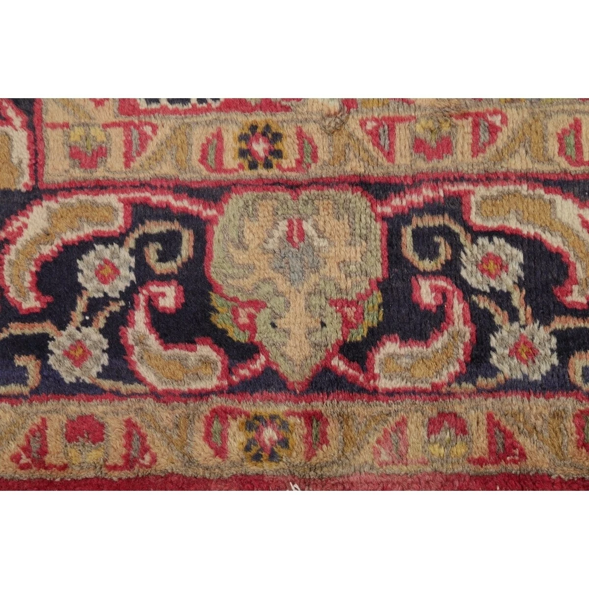 Discount ⌛ Gracewood Hollow Mwashinga Handmade Distressed Medallion Persian Area Rug - 10'3" X 6'8" ⌛ 9 Discount ⌛ Gracewood Hollow Mwashinga Handmade Distressed Medallion Persian Area Rug - 10'3" X 6'8" ⌛ - Image 7